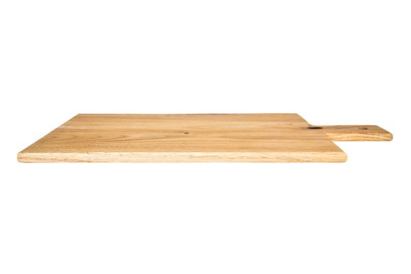 Rectangular serving platter with handle