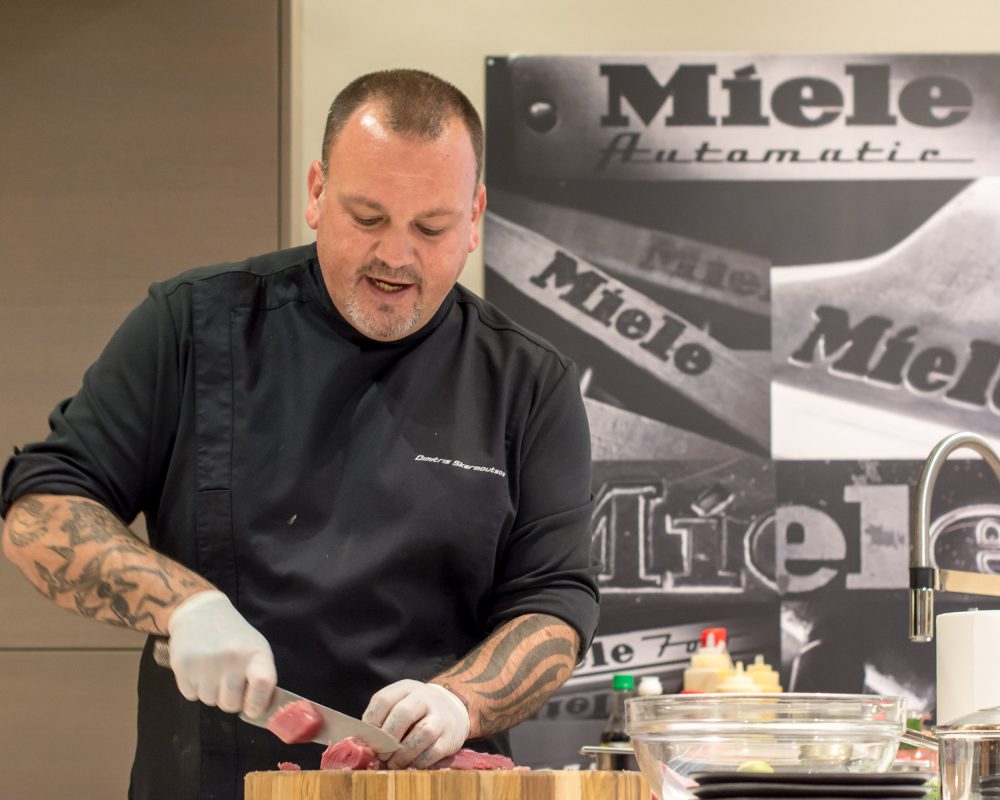 culinary session Dimitris Skarmoutsos